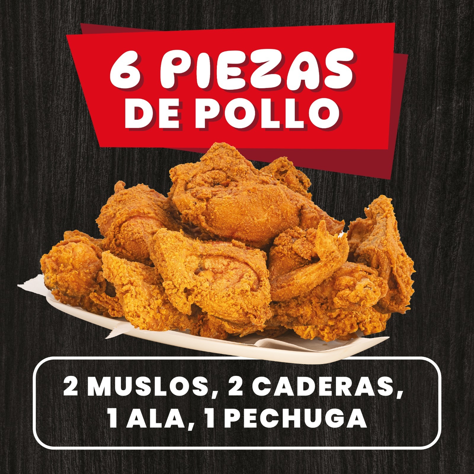 6 piezas